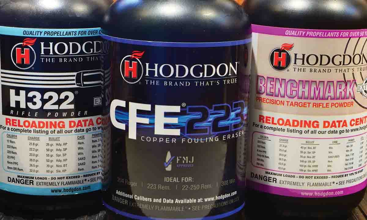 Three new powders from Hodgdon that bring new qualities, including easy measuring and reduced cuprous fouling.